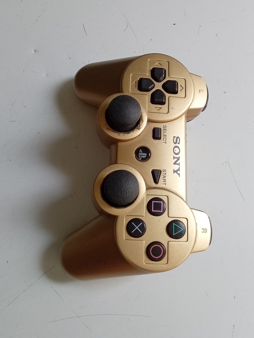 Sony PlayStation 3 DualShock 3 Sixaxis Wireless Controller Gold Metallic